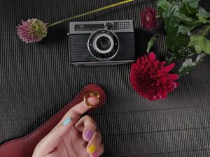 Mijn vinger door de o-ring van de taboom paddle