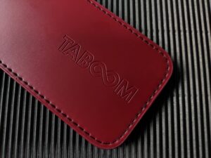 Close-up van het taboom logo
