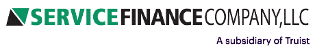 Logo of Service Finance Company, LLC, a subsidiary of Truist, featuring green and black text on a white background, symbolizing diverse finance options.