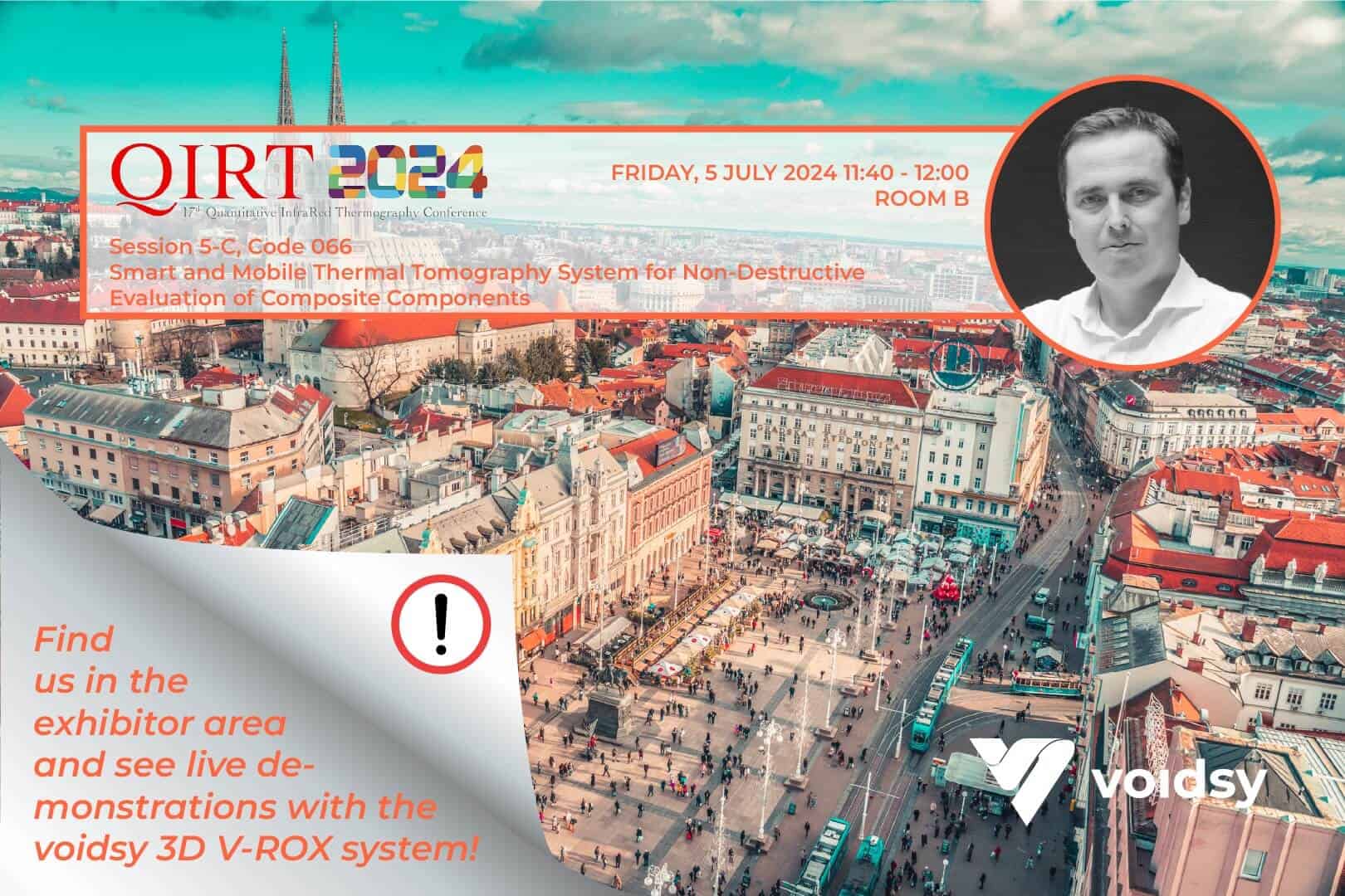 voidsy auf der 17. Quantitative Infrared Thermography Conference (QIRT 2024) in Zagreb, Kroatien!