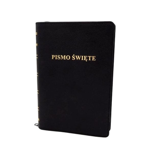 Biblia Warszawska TB duża czarna skóra 42344