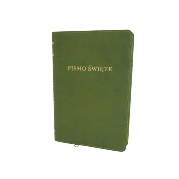 Biblia Warszawska TB zieleń, zamek 42139