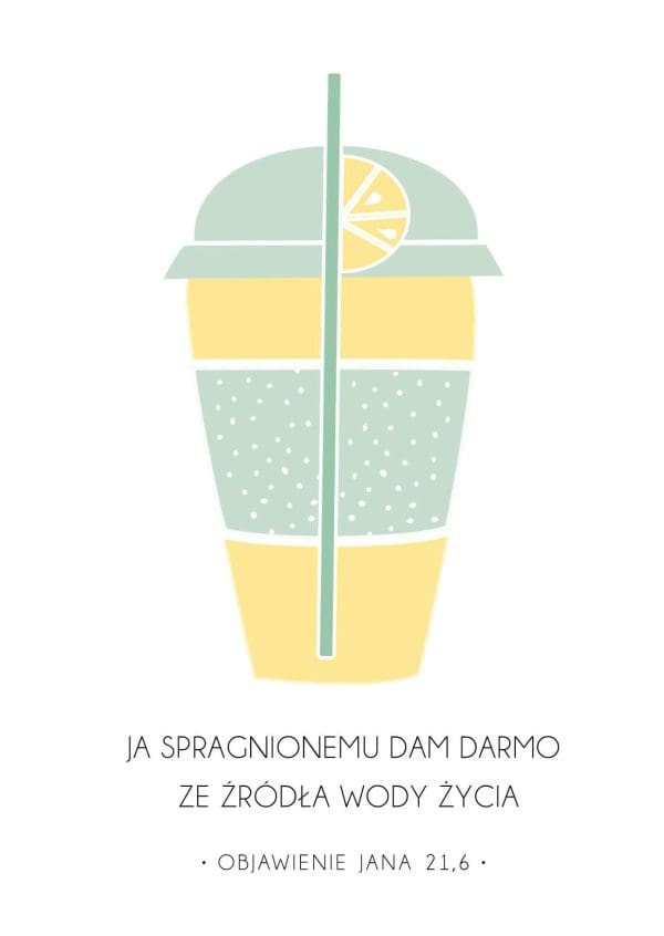 Kartka pojedyncza z wersetem nr 42