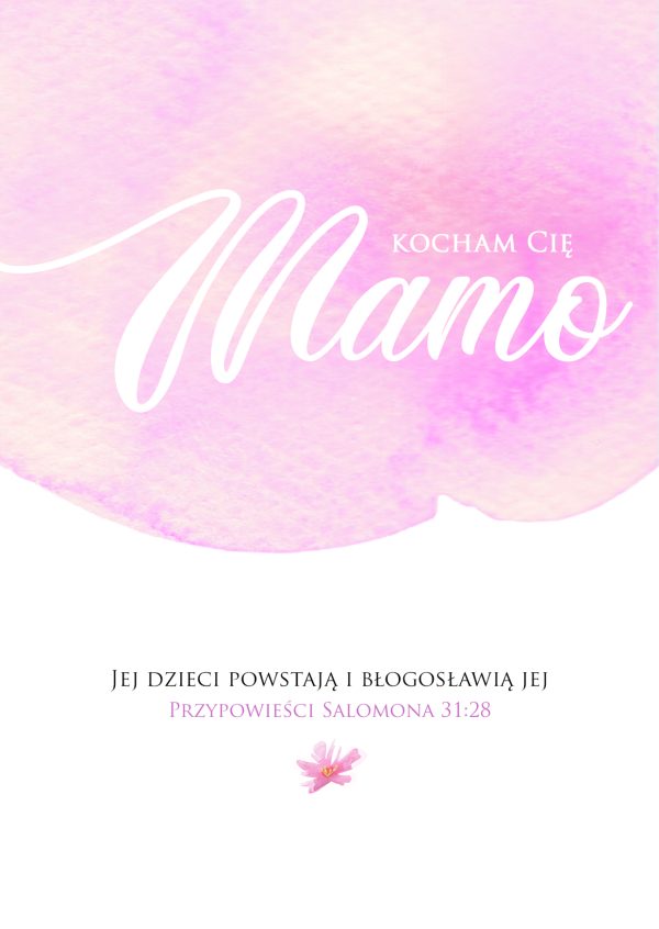 Kartka – Kocham Cię, Mamo