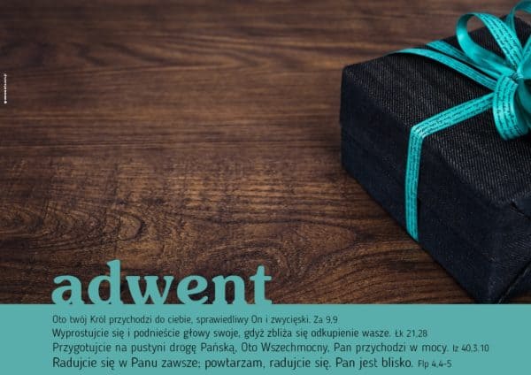 Plakat Adwent – prezent