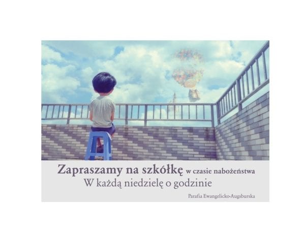 Plakat nabożeństwo dla dzieci – balony