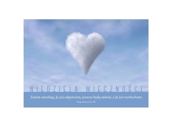 Plakat – niedziela wieczności – serce