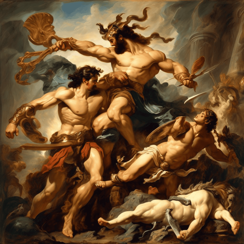 Hercules and Diomedes – Antoine-Jean Gros