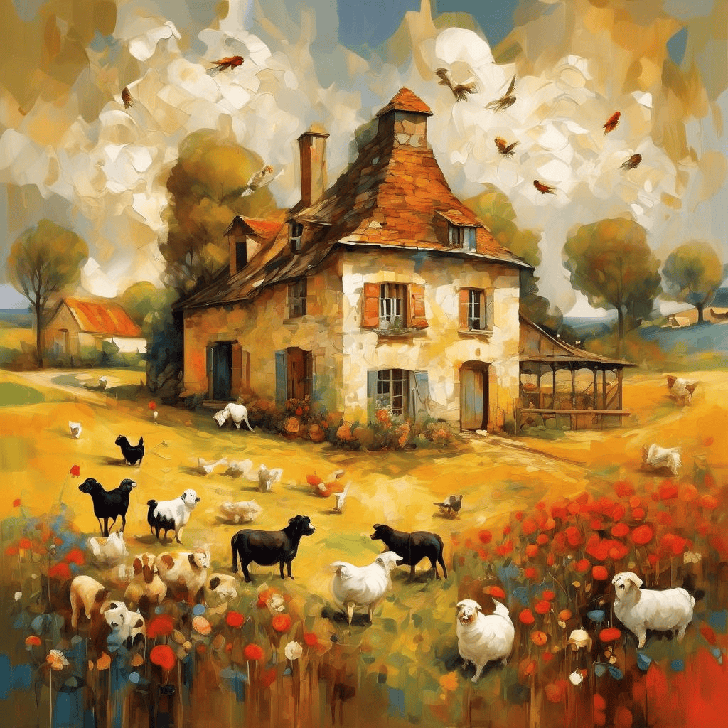 A Farm House in France – Burhan Dogancay