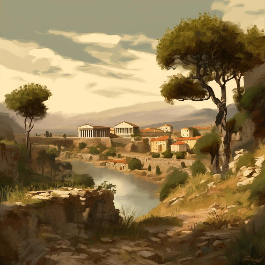 Η ζωγραφική του Carl Gustav Rodde: Ένα⁤ ταξίδι στο⁣ ρωμαϊκό τοπίο