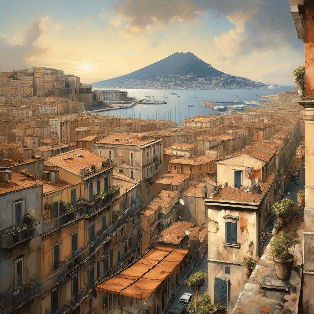 Naples View From the Scudillo – Saverio della Gatta