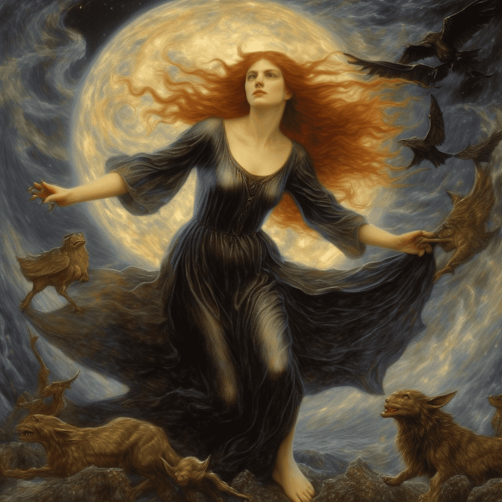 A Witch – Edward Robert Hughes