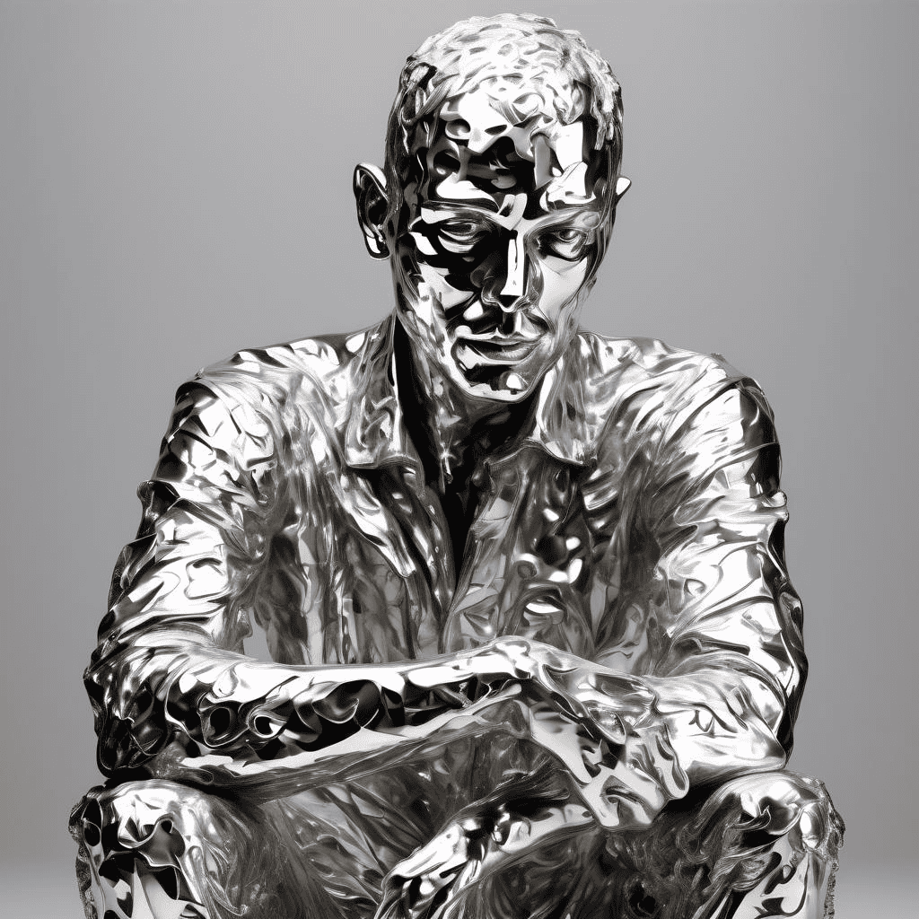 Silver autoportrait – JonOne