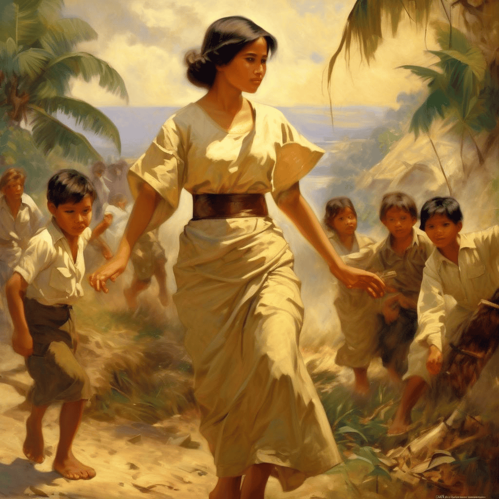 Bombing of the Intendencia – Fernando Amorsolo