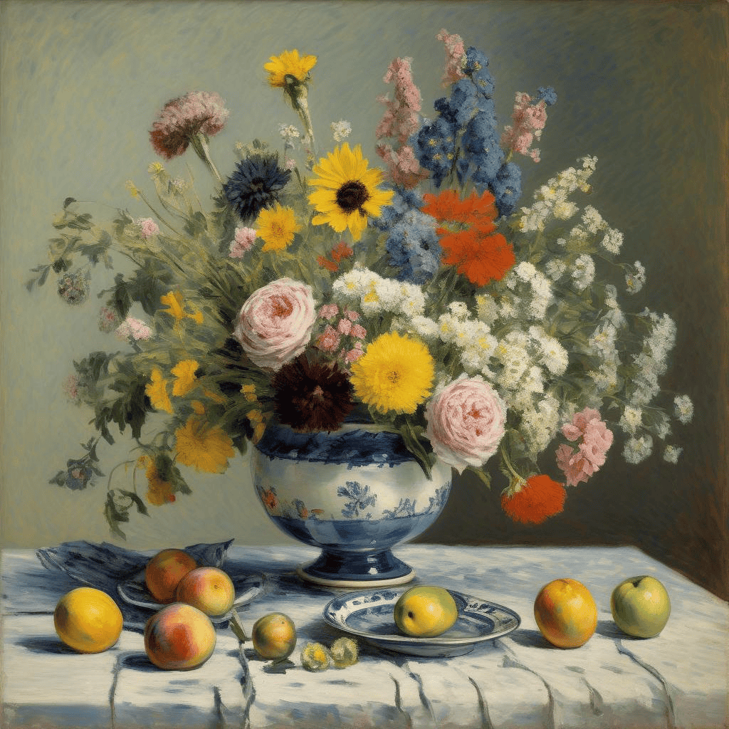 Bouquet of Flowers – Alfred Sisley