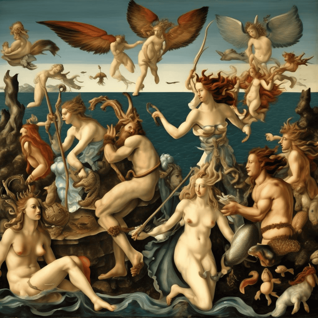 Tritons and Nereids – Piero di Cosimo