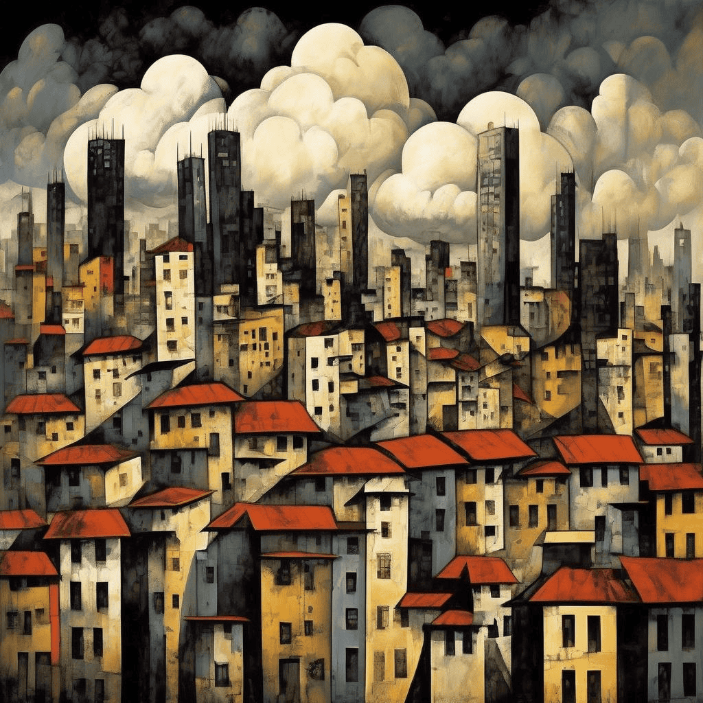 Quito de la nube negra – Oswaldo Guayasamin