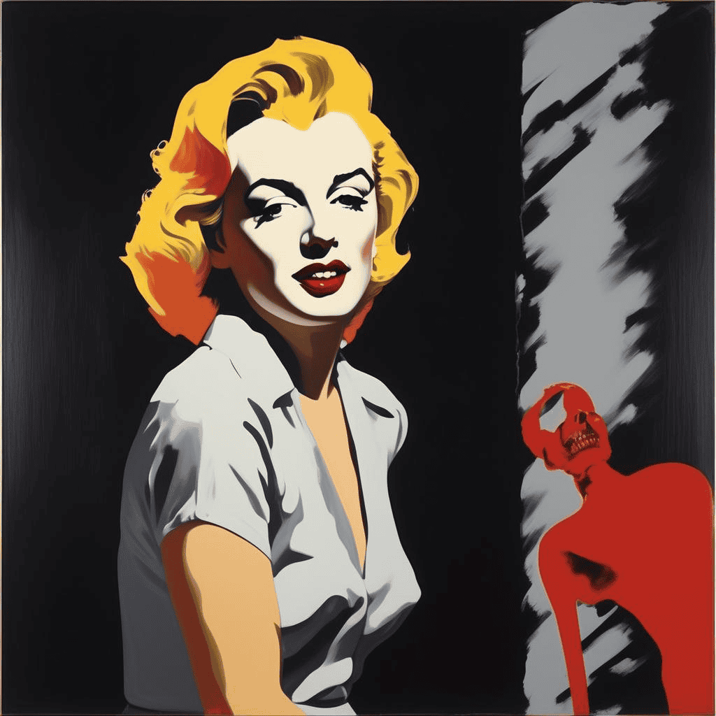 Marilyn Pursued By Death – Rosalyn Drexler