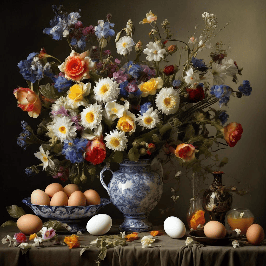 Still life with egg – Aleksandra Ekster