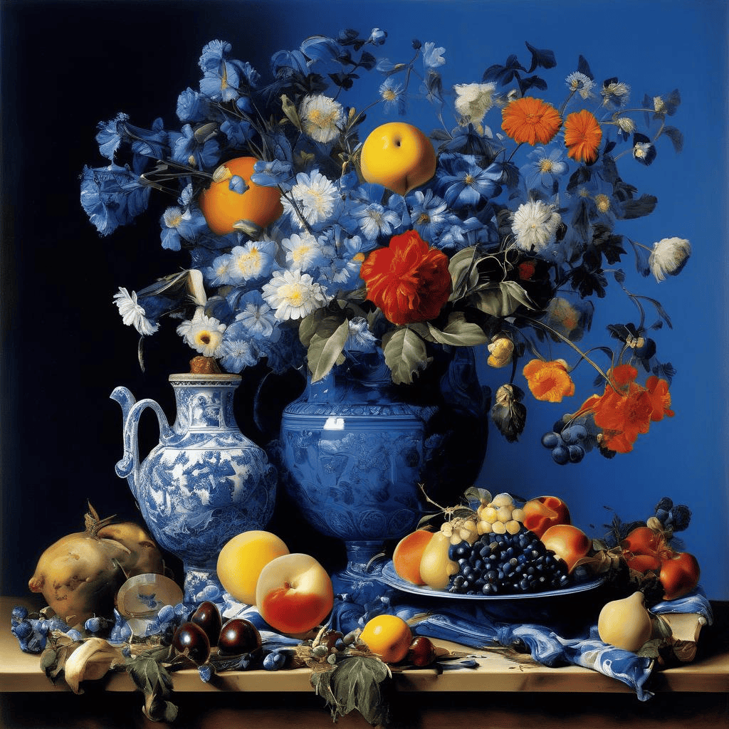 Still Life in Blue – Rudolf Bér