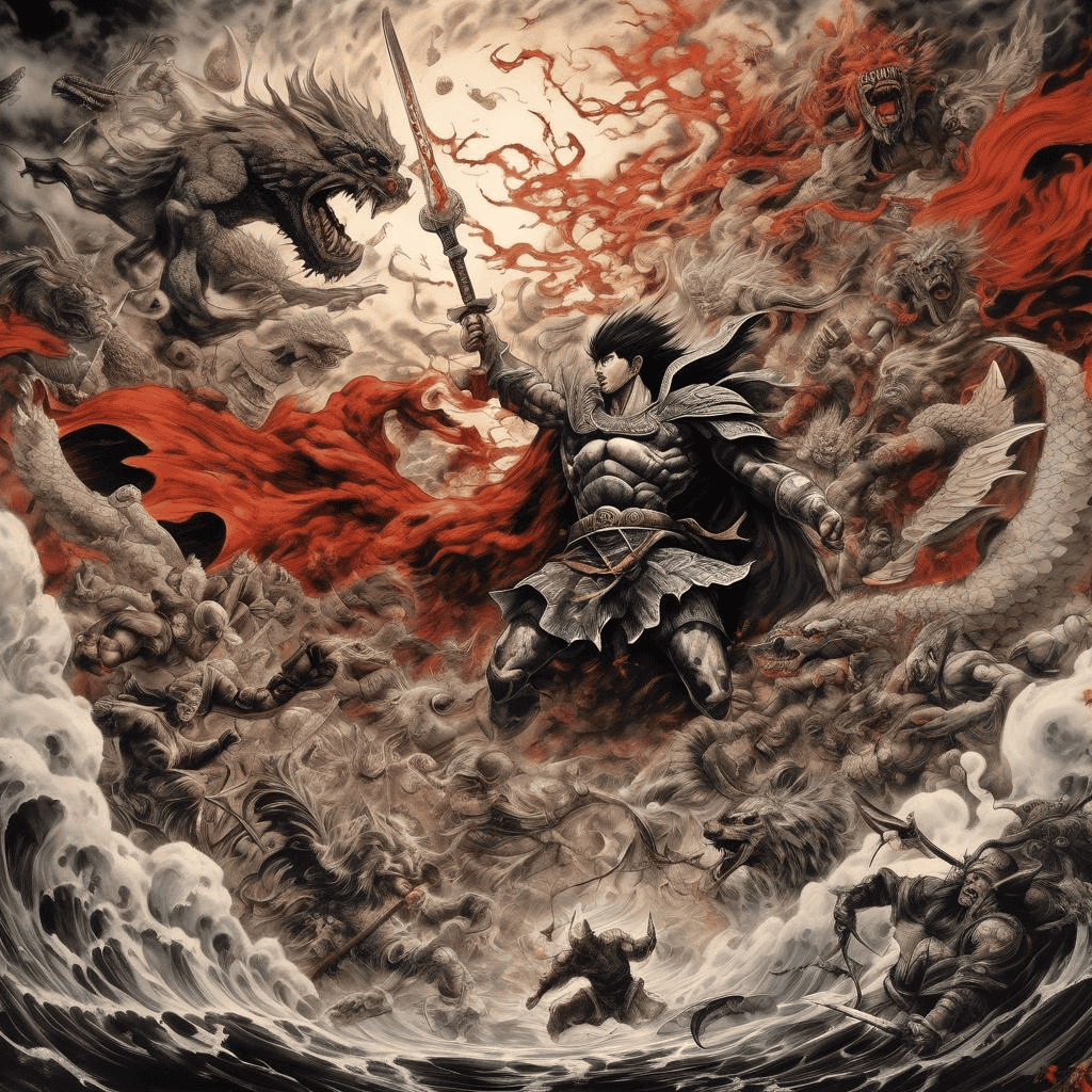 Berserk Ink Art – Kentaro Miura