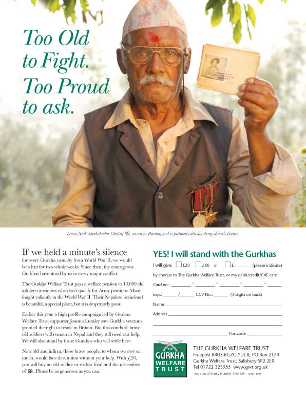 Full page print advertisement.