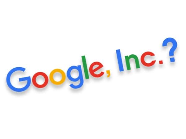 Google, Inc. logo with a question mark.