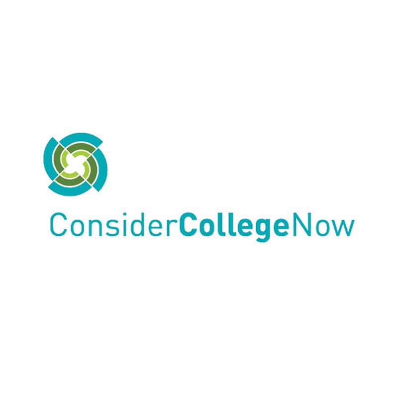 Consider College Now logo, a university level student recruiting service.