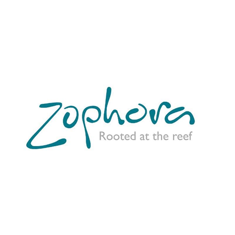 Logo for Zophora, an eco resort in Beliz.