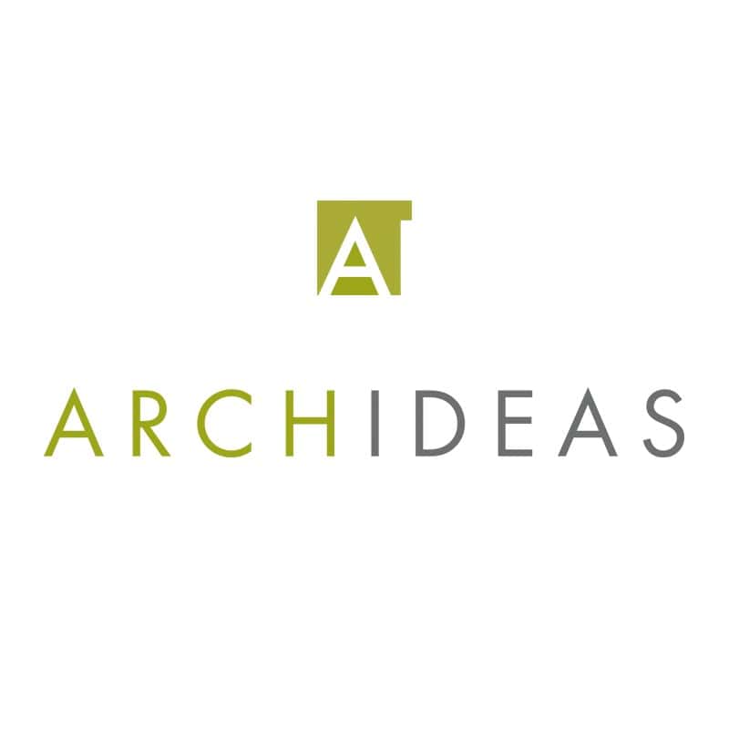 Branding design for Archideas, a Chicago architecture and interiors firm.