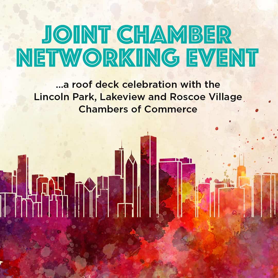 Instagram graphic promoting a joint chambers of commerce networking event.
