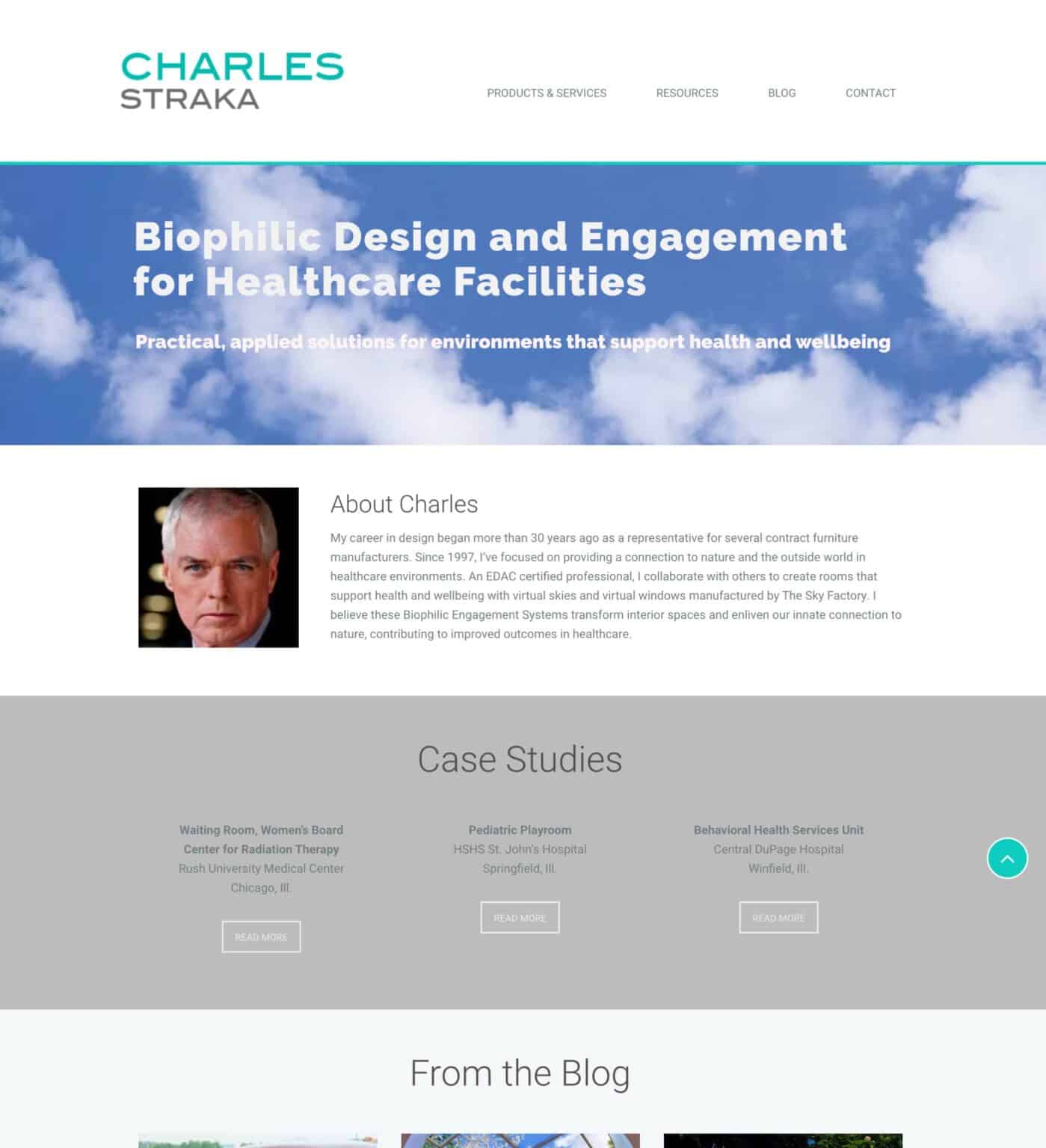 Home page design.