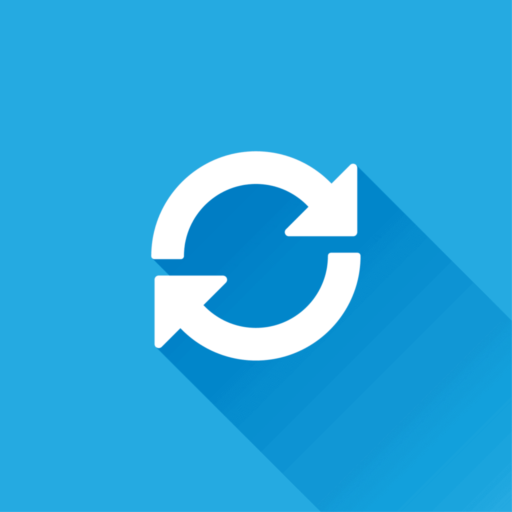 Graphic illustrating a repeating cycle.