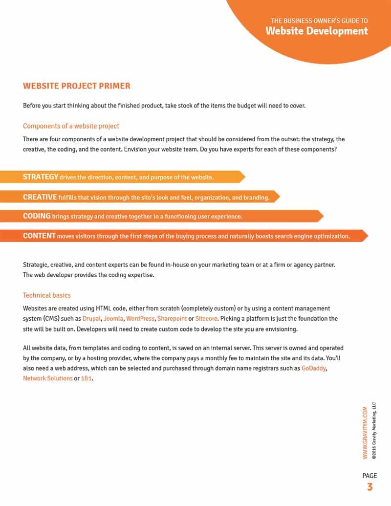 Infographic for white paper template.