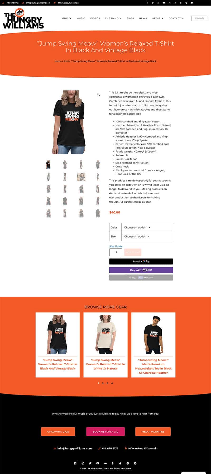 Buy a band tee shirt.