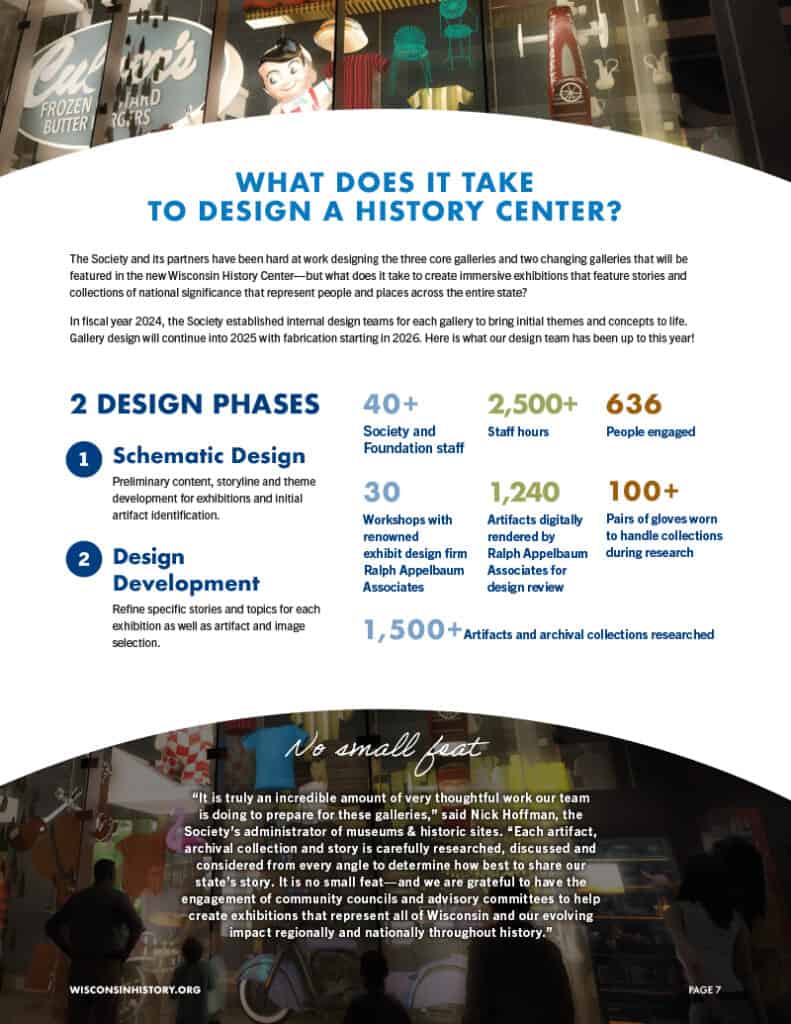 What does it take to design a history center?