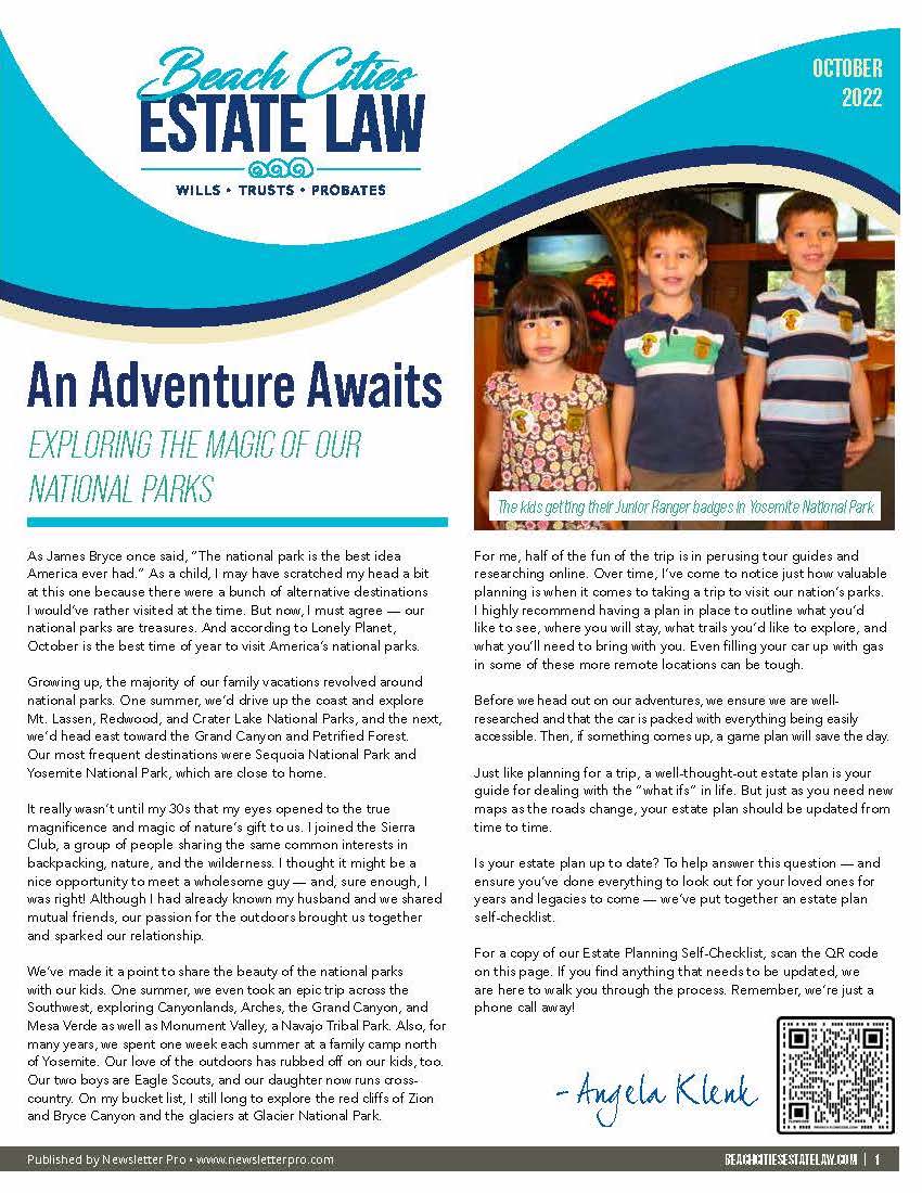Newsletter October 2022