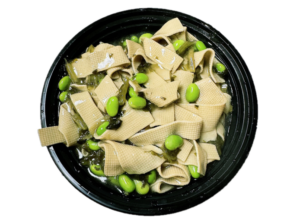 毛豆雪菜百葉 (Chinese Pickle w. Tofu Skin)