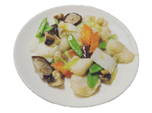Sauteed Fish Fillets w. Vegs