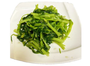 清炒空心菜 (Sautéed Water Spinach)