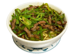 小椒牛肉湯麵 (Shredded Beef w. Long Hot Peppers Soup)