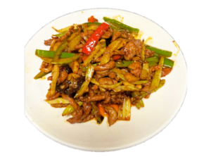 四川魚香肉絲 (Shredded Pork w. Szechuan Garlic Sauce)