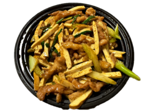 素百葉肉絲 (Shredded Pork w. Tofu Skin)