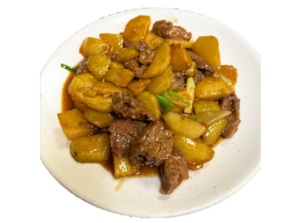 土豆燒牛肉 (Roast Beef w. Shredded Potatoes)