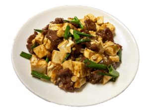 豆腐牛肉 (Sliced Beef w. Tofu)