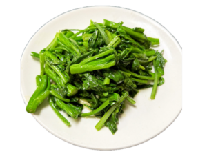 蒜炒油菜心 (Stir Fried Choy-Sum)