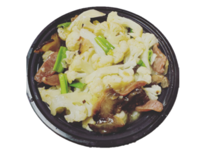臘味炒菜花 (Stir Fried Cured Meat w. Cauliflower)