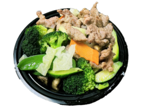 Steamed Beef with Mixed Vegetables