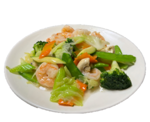 Shrimp w. Mixed Vegetables