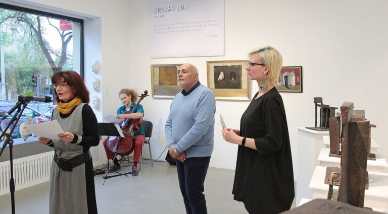 Kiállításmegnyitó | Minerva baglya | Kondor Béla, Schaár Erzsébet, Ország Lili